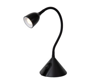 Lucide MILO - Schreibtischlampe - Ø 12,8 cm - LED - 1x3,2W 3000K - Schwarz Lucide MILO - Schreibtischlampe - Ø 12,8 cm - LED - 1x3,2W 3000K - Schwarz