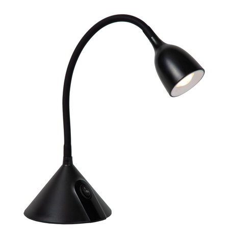 Lucide MILO - Schreibtischlampe - Ø 12,8 cm - LED - 1x3,2W 3000K - Schwarz Lucide MILO - Schreibtischlampe - Ø 12,8 cm - LED - 1x3,2W 3000K - Schwarz