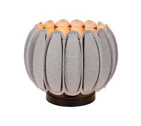 Lucide SPENCER - Tischleuchte - Ø 30 cm - 1xE27 - Grau Lucide SPENCER - Tischleuchte - Ø 30 cm - 1xE27 - Grau