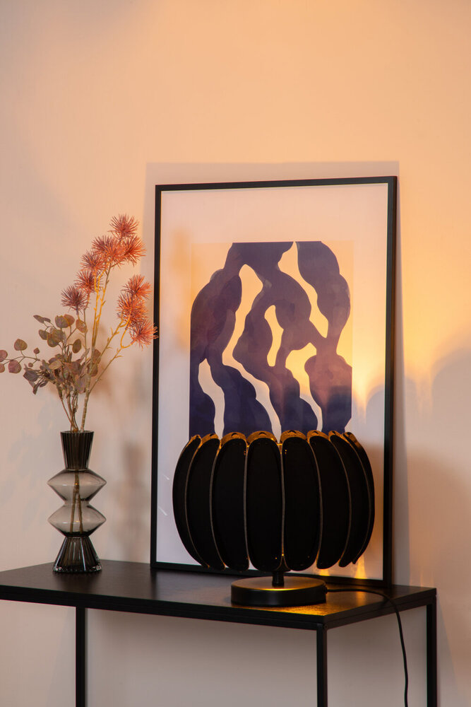 Lucide SPENCER - Tischleuchte - Ø 30 cm - 1xE27 - Schwarz Lucide SPENCER - Tischleuchte - Ø 30 cm - 1xE27 - Schwarz