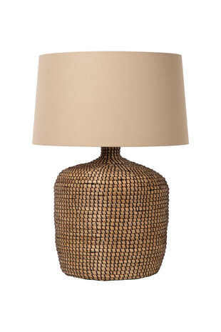 Lucide Premium AMBALA - Tischleuchte - Ø 45 cm - 1xE27 - Natur Lucide Premium AMBALA - Tischleuchte - Ø 45 cm - 1xE27 - Natur