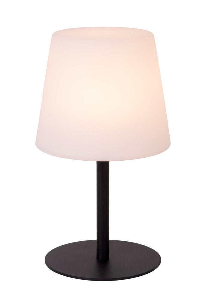 Lucide TYON - Wiederaufladbare Tischleuchte Innen/Außen - Batterie/Batterie - LED Dimb. - 1x2W 2700K - IP65 - Schwarz Lucide TYON - Wiederaufladbare Tischleuchte Innen/Außen - Batterie/Batterie - LED Dimb. - 1x2W 2700K - IP65 - Schwarz
