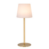 Lucide TYON - Wiederaufladbare Tischleuchte Innen/Außen - Batterie/Batterie - Ø 15 cm - LED Dimb. - 1x2W 2700K - IP65 - Mattes Gold / Messing Lucide TYON - Wiederaufladbare Tischleuchte Innen/Außen - Batterie/Batterie - Ø 15 cm - LED Dimb. - 1x2W 2700K - IP65 - Mattes Gold / Messing