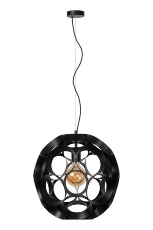 Lucide HANNELORE - Hängeleuchte - Ø 40 cm - 1xE27 - Schwarz Lucide HANNELORE - Hängeleuchte - Ø 40 cm - 1xE27 - Schwarz