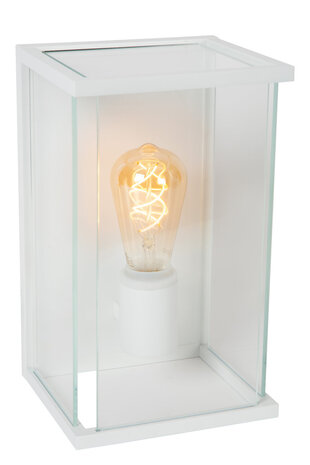 Lucide CLAIRE - Wandleuchte Innen/Außen - 1xE27 - IP54 - Weiß Lucide CLAIRE - Wandleuchte Innen/Außen - 1xE27 - IP54 - Weiß