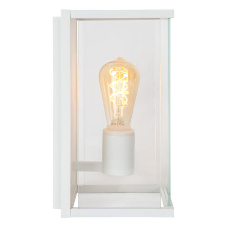 Lucide CLAIRE - Wandleuchte Innen/Außen - 1xE27 - IP54 - Weiß Lucide CLAIRE - Wandleuchte Innen/Außen - 1xE27 - IP54 - Weiß