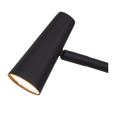Lucide STIRLING - Wiederaufladbare Stehleuchte - Batterie/Batterie - LED 3 StepDim - 1x3W 2700K - Schwarz Lucide STIRLING - Wiederaufladbare Stehleuchte - Batterie/Batterie - LED 3 StepDim - 1x3W 2700K - Schwarz