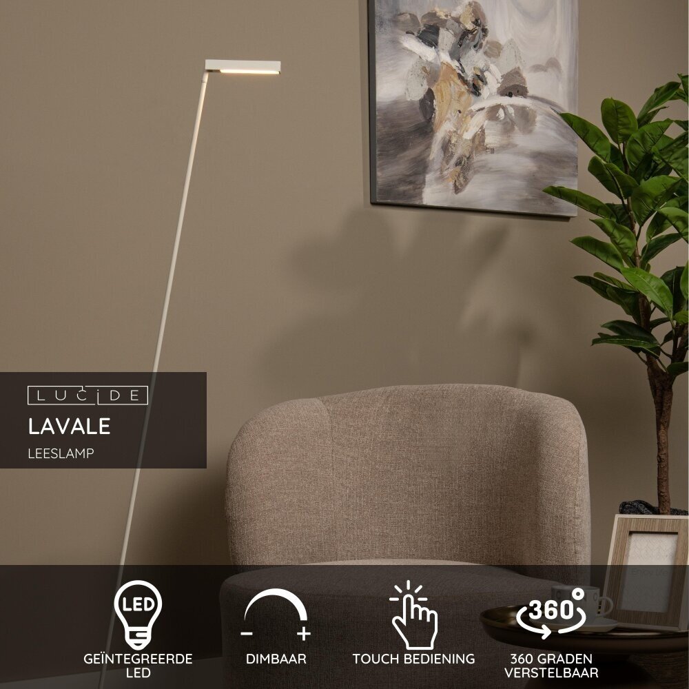 Lucide LAVALE - Leselampe - LED Dimb. - 1x3W 2700K - Weiß Lucide LAVALE - Leselampe - LED Dimb. - 1x3W 2700K - Weiß