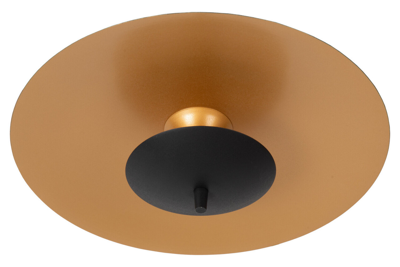 Lucide VULCAN - Deckenleuchte - Ø 35 cm - LED Dimb. - 1x9W 3000K - Schwarz Lucide VULCAN - Deckenleuchte - Ø 35 cm - LED Dimb. - 1x9W 3000K - Schwarz