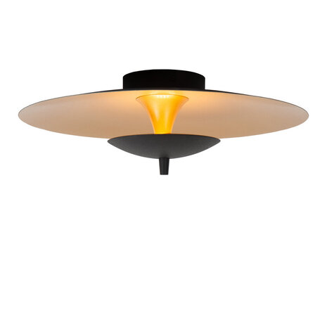 Lucide VULCAN - Deckenleuchte - Ø 35 cm - LED Dimb. - 1x9W 3000K - Schwarz Lucide VULCAN - Deckenleuchte - Ø 35 cm - LED Dimb. - 1x9W 3000K - Schwarz