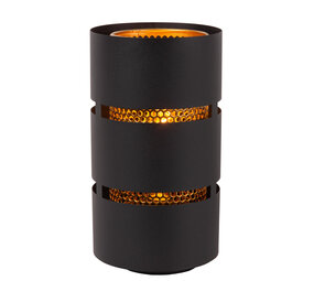 Lucide ROSAS - Tischleuchte - Ø 16 cm - 1xE27 - Schwarz Lucide ROSAS - Tischleuchte - Ø 16 cm - 1xE27 - Schwarz