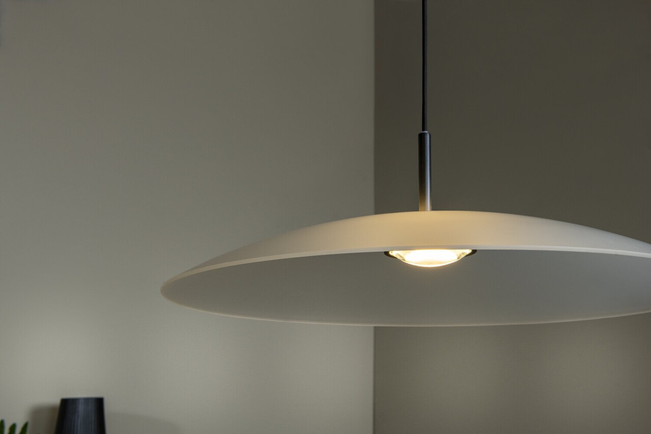 Lucide Premium MENGA - Hängeleuchte - Ø 60 cm - LED Dimb. - 1x18,6W 2700K - Opal Lucide Premium MENGA - Hängeleuchte - Ø 60 cm - LED Dimb. - 1x18,6W 2700K - Opal