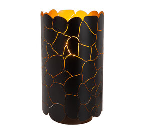 Lucide ALMELO - Tischleuchte - Ø 15 cm - 1xE27 - Schwarz Lucide ALMELO - Tischleuchte - Ø 15 cm - 1xE27 - Schwarz