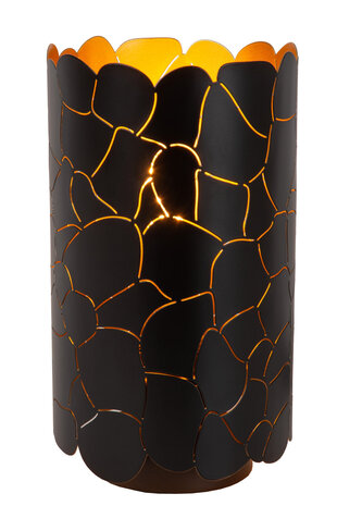 Lucide ALMELO - Tischleuchte - Ø 15 cm - 1xE27 - Schwarz Lucide ALMELO - Tischleuchte - Ø 15 cm - 1xE27 - Schwarz