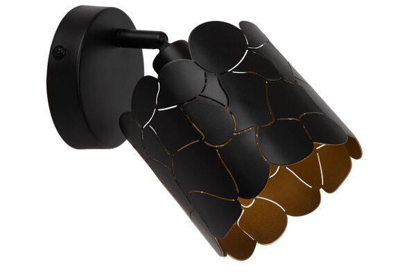 Lucide ALMELO - Wandspot / Wandleuchte - Ø 12 cm - 1xE14 - Schwarz Lucide ALMELO - Wandspot / Wandleuchte - Ø 12 cm - 1xE14 - Schwarz