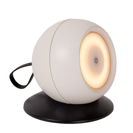 Lucide LUNEX - Wiederaufladbare Wandleuchte Innen/Außen - Batterie/Batterie - LED Dimb. - 1x2W 3000K - IP54 - Magnetisch - Weiß Lucide LUNEX - Wiederaufladbare Wandleuchte Innen/Außen - Batterie/Batterie - LED Dimb. - 1x2W 3000K - IP54 - Magnetisch - Weiß