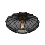 Lucide CORINA - Deckenleuchte - Ø 40 cm - 1xE27 - Schwarz