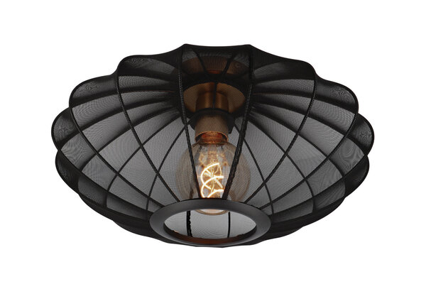 Lucide CORINA - Deckenleuchte - Ø 40 cm - 1xE27 - Schwarz Lucide CORINA - Deckenleuchte - Ø 40 cm - 1xE27 - Schwarz
