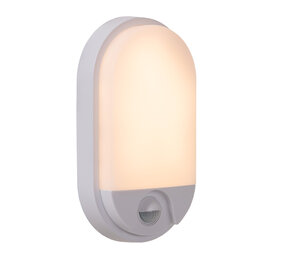 Lucide HUPS IR - Wandleuchte Innen/Außen - LED - 1x10W 3000K - IP54 - Bewegungs- & Tag/Nachtsensor - Weiß Lucide HUPS IR - Wandleuchte Innen/Außen - LED - 1x10W 3000K - IP54 - Bewegungs- & Tag/Nachtsensor - Weiß