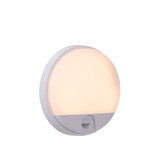 Lucide HUPS IR - Wandleuchte Innen/Außen - Ø 21 cm - LED - 1x10W 3000K - IP54 - Bewegungs- & Tag/Nachtsensor - Weiß Lucide HUPS IR - Wandleuchte Innen/Außen - Ø 21 cm - LED - 1x10W 3000K - IP54 - Bewegungs- & Tag/Nachtsensor - Weiß