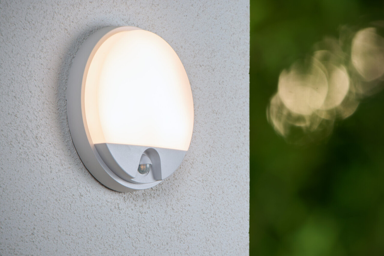 Lucide HUPS IR - Wandleuchte Innen/Außen - Ø 21 cm - LED - 1x10W 3000K - IP54 - Bewegungs- & Tag/Nachtsensor - Weiß Lucide HUPS IR - Wandleuchte Innen/Außen - Ø 21 cm - LED - 1x10W 3000K - IP54 - Bewegungs- & Tag/Nachtsensor - Weiß