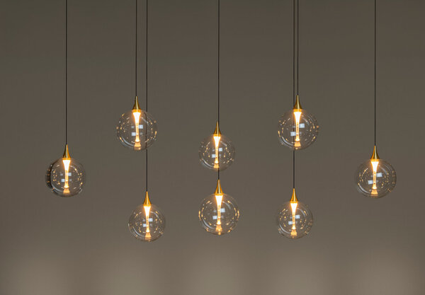 Lucide Premium GISELA - Hängeleuchte - LED Dimb. - 8x3,9W 2700K - Transparent Lucide Premium GISELA - Hängeleuchte - LED Dimb. - 8x3,9W 2700K - Transparent