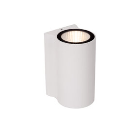 Lucide AKRA - Wandleuchte Innen/Außen - LED - 1x6W 2700K - IP54 - Weiß