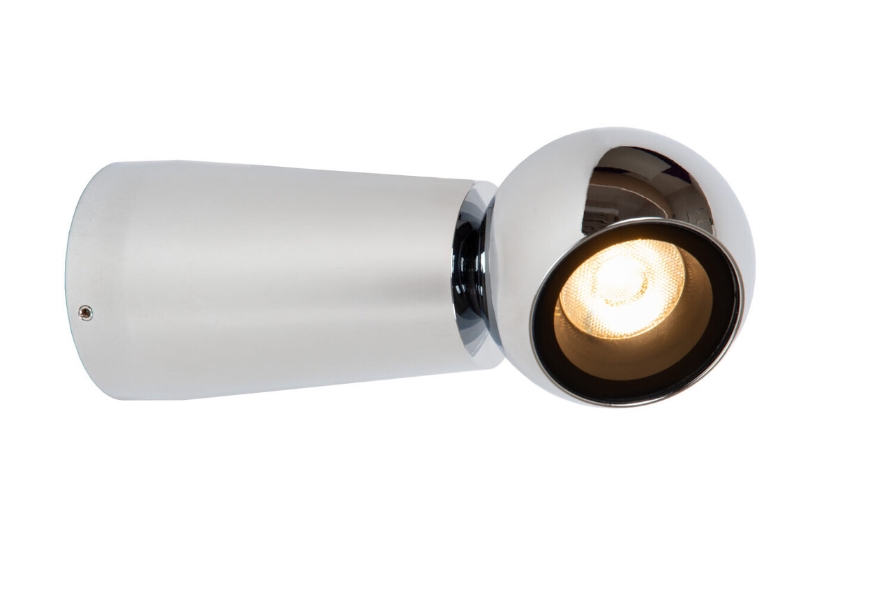 Lucide IPSOS - Wandleuchte Badezimmer - LED - 1x6W 2700K - IP54 - Chrom Lucide IPSOS - Wandleuchte Badezimmer - LED - 1x6W 2700K - IP54 - Chrom