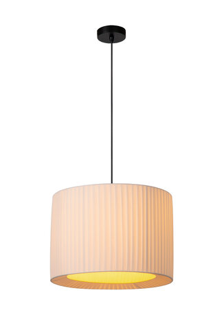 Lucide FOLD - Hängeleuchte - Ø 40 cm - 1xE27 - Weiß Lucide FOLD - Hängeleuchte - Ø 40 cm - 1xE27 - Weiß