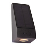 Lucide IRWIN - Wandleuchte - Solar - LED Dimb. - 1x2W 2850K/3150K - IP54 - Tag/Nacht-Sensor - Schwarz Lucide IRWIN - Wandleuchte - Solar - LED Dimb. - 1x2W 2850K/3150K - IP54 - Tag/Nacht-Sensor - Schwarz