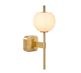 Lucide ELDA - Wandleuchte Badezimmer - 1xG9 - IP44 - Mattes Gold / Messing Lucide ELDA - Wandleuchte Badezimmer - 1xG9 - IP44 - Mattes Gold / Messing