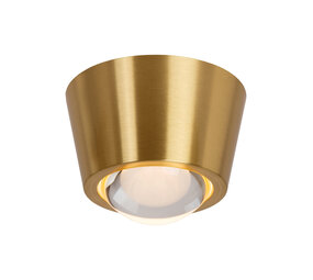 Lucide RIGON - Deckenleuchte - Ø 9 cm - LED - 1x7W 3000K - Mattes Gold / Messing Lucide RIGON - Deckenleuchte - Ø 9 cm - LED - 1x7W 3000K - Mattes Gold / Messing