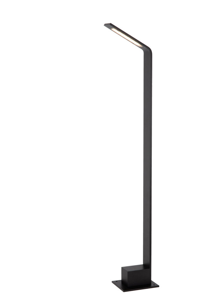 Lucide LAWFORD - Sockellampe - LED - 1x6W 3000K - IP54 - Schwarz