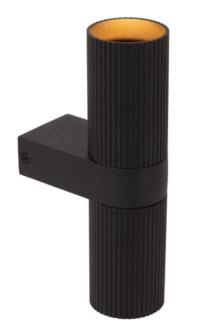 Lucide CLUBS - Wandstrahler / Wandleuchte - 2xGU10 - Schwarz Lucide CLUBS - Wandstrahler / Wandleuchte - 2xGU10 - Schwarz