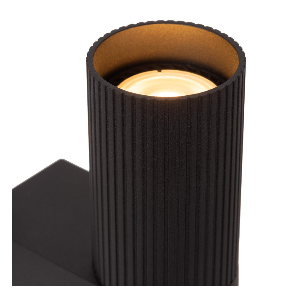 Lucide CLUBS - Wandstrahler / Wandleuchte - 2xGU10 - Schwarz Lucide CLUBS - Wandstrahler / Wandleuchte - 2xGU10 - Schwarz