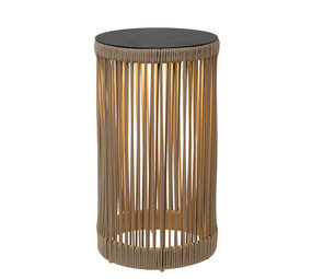 Lucide PINGI - Wiederaufladbare Stehleuchte Innen/Außen - Batterie/Batterie - Ø 33,5 cm - LED 3 StepDim - 1x3W 3000K - IP44 - Taupe Lucide PINGI - Wiederaufladbare Stehleuchte Innen/Außen - Batterie/Batterie - Ø 33,5 cm - LED 3 StepDim - 1x3W 3000K - IP44 - Taupe