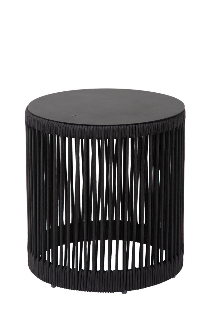Lucide PINGI - Wiederaufladbare Stehleuchte Innen/Außen - Batterie/Batterie - Ø 33,5 cm - LED 3 StepDim - 1x3W 3000K - IP44 - Schwarz