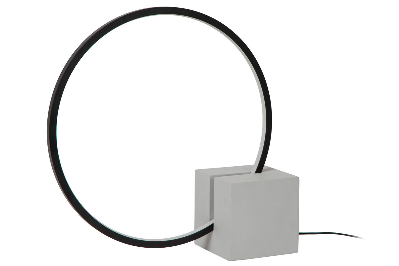 Lucide CIRKELIS - Tischleuchte - Ø 32 cm - LED Dimb. - 1x6W 3000K - Schwarz Lucide CIRKELIS - Tischleuchte - Ø 32 cm - LED Dimb. - 1x6W 3000K - Schwarz