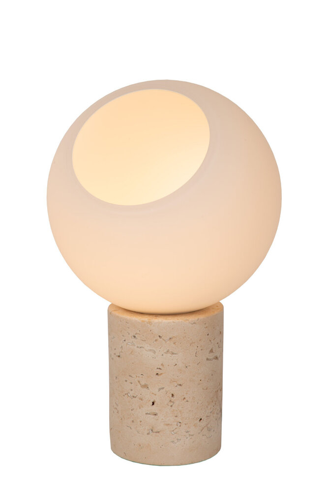 Lucide DAVIN - Tischleuchte - 1xE27 - Opal Lucide DAVIN - Tischleuchte - 1xE27 - Opal