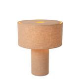 Lucide LEEROY - Tischleuchte - 1xE27 - Taupe Lucide LEEROY - Tischleuchte - 1xE27 - Taupe