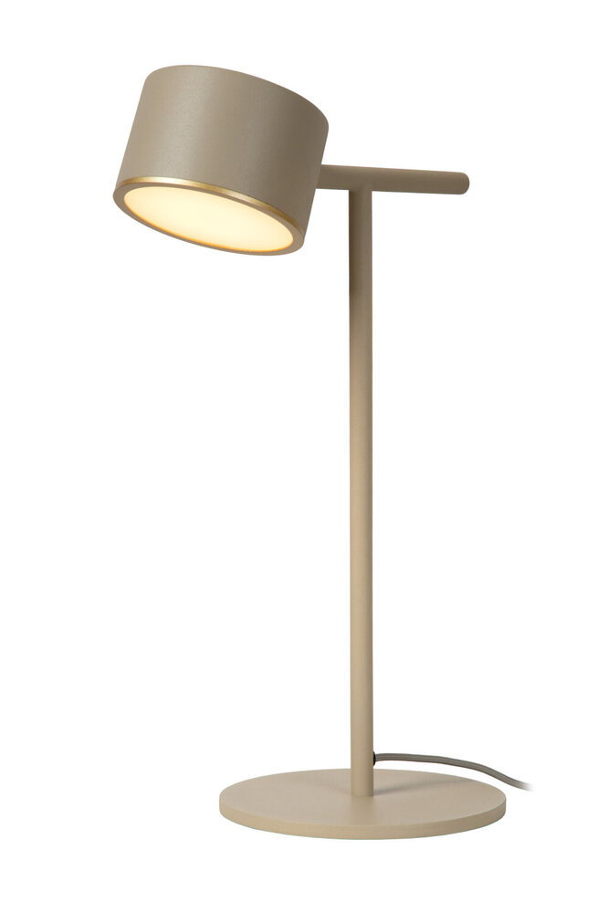 Lucide GIAN - Tischleuchte - LED Dimb. - 1x9W 2700K - Taupe Lucide GIAN - Tischleuchte - LED Dimb. - 1x9W 2700K - Taupe