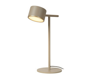 Lucide GIAN - Tischleuchte - LED Dimb. - 1x9W 2700K - Taupe Lucide GIAN - Tischleuchte - LED Dimb. - 1x9W 2700K - Taupe