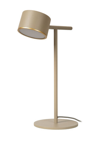 Lucide GIAN - Tischleuchte - LED Dimb. - 1x9W 2700K - Taupe Lucide GIAN - Tischleuchte - LED Dimb. - 1x9W 2700K - Taupe