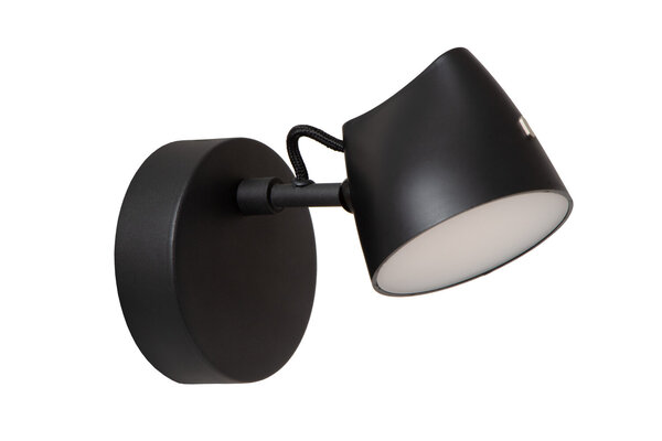Lucide MILNE - Wandleuchte - LED Dimb. - 1x8W 2700K - Schwarz