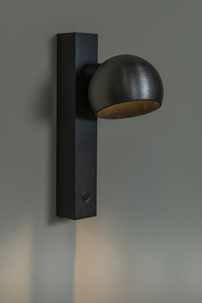 Lucide Premium ESFERA - Wandleuchte - LED Dimb. - 1x9W 2700K - Graues Eisen Lucide Premium ESFERA - Wandleuchte - LED Dimb. - 1x9W 2700K - Graues Eisen
