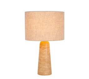Lucide NIMUE - Tischleuchte - Ø 30 cm - 1xE27 - Taupe Lucide NIMUE - Tischleuchte - Ø 30 cm - 1xE27 - Taupe