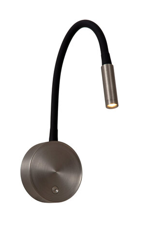 Lucide Premium ASJA - Wiederaufladbarer Wandstrahler/Wandleuchte - Batterie/Batterie - LED 3 StepDim - 1x3W 2700K - Grau Eisen Lucide Premium ASJA - Wiederaufladbarer Wandstrahler/Wandleuchte - Batterie/Batterie - LED 3 StepDim - 1x3W 2700K - Grau Eisen