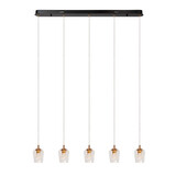 Lucide BERLIANE - Hängeleuchte - LED Dimb. - 5x4W 2700K - Mit austauschbarem LED-Modul - Transparent Lucide BERLIANE - Hängeleuchte - LED Dimb. - 5x4W 2700K - Mit austauschbarem LED-Modul - Transparent