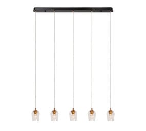 Lucide BERLIANE - Hängeleuchte - LED Dimb. - 5x4W 2700K - Mit austauschbarem LED-Modul - Transparent Lucide BERLIANE - Hängeleuchte - LED Dimb. - 5x4W 2700K - Mit austauschbarem LED-Modul - Transparent