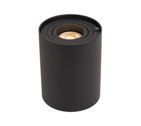 Lucide TUBE - Tischleuchte - Ø 9,6 cm - LED 3 StepDim - GU10 - 1x5W 2600K/2800K - Schwarz